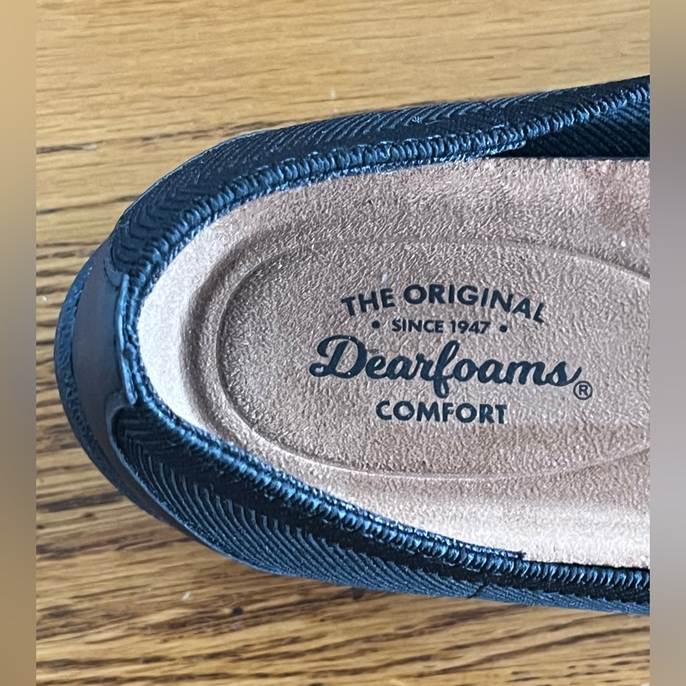 Dearfoams Original Comfort Ladies Flat Shoes size 7. Black. New with Tags. - Picture 6 of 10